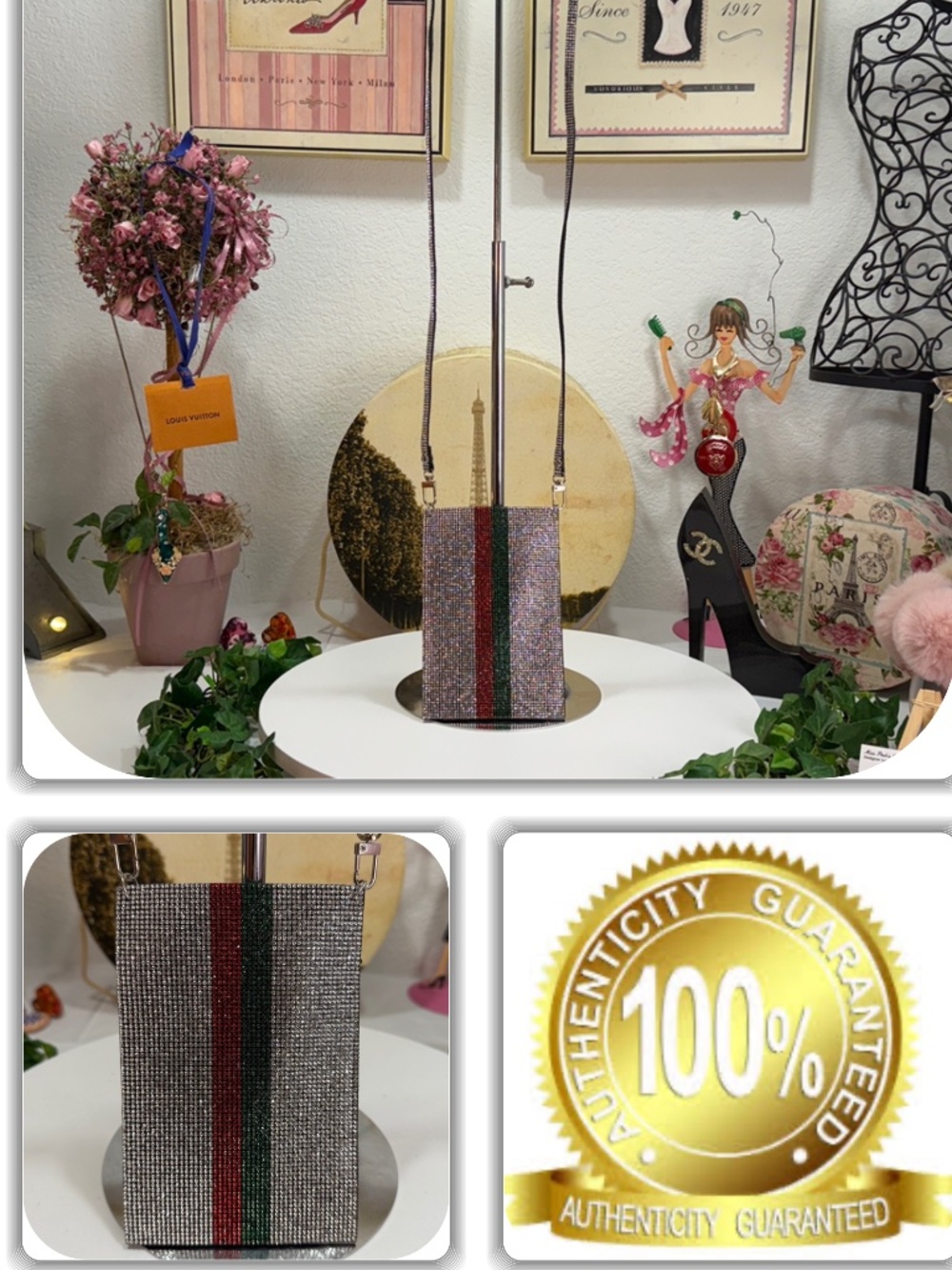 RITZY ITALIAN BLING CROSSBODY BAG!